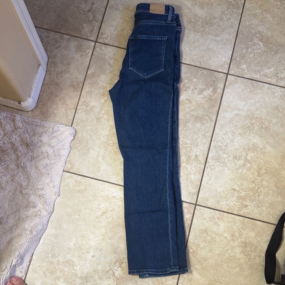 PAIGE Women's Blue Ankle & Cropped Jeans